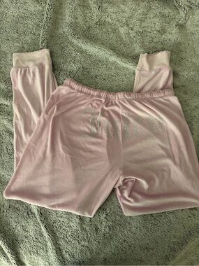 Juicy Couture lilac purple Velour Track Pants with Rhinestone Logo